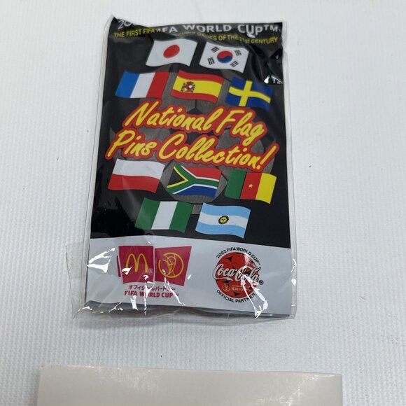 FIFA WORLD CUP 2002 Poland National Flag Pin McDonalds Coca Cola 1x2.5” - Picture 2 of 6
